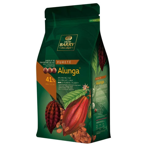 Alunga 41% Cacao Milk Chocolate, 1 kg