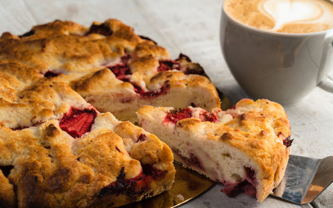 Fruit Blondie Cake