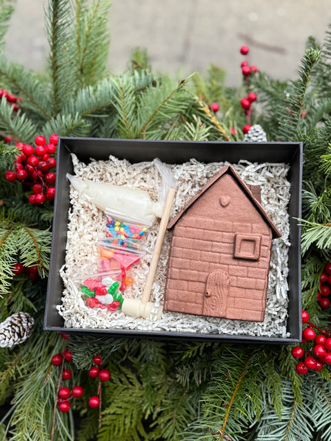 Chocolate gingerbread house